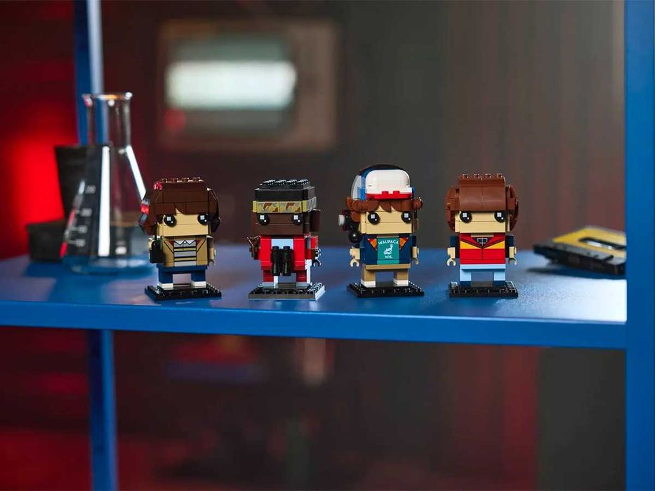 LEGO Stranger Things 40801 — Майк, Дастин, Лукас и Уилл | BrickHeadz