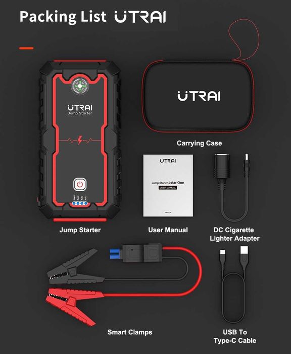 Starter Auto Multifunctional UTRAI One 2000A Robot Pornire Masina
