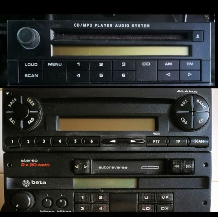 Радио CD за кола VW Ауди Шкода Сеат Пежо C4, С1 Айго Мерцедес Шавролет