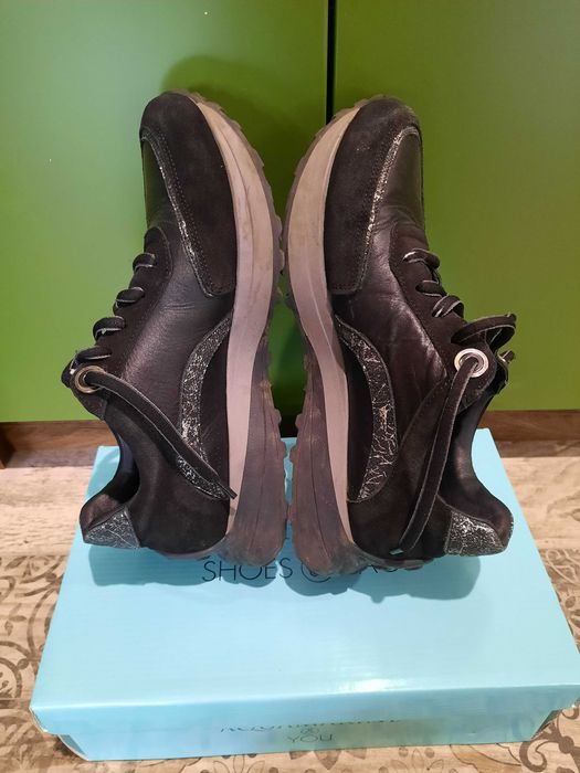 Обувки от естествена кожа Tommy Hilffiger и Aquamarine