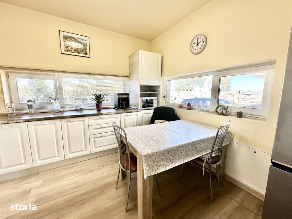 Duplex cu 4 camere mobilat si utilat - 120 mp utili - Mosnita