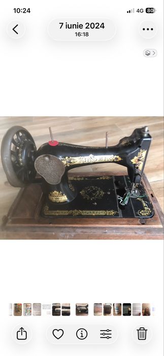 Scaune, masina de cusut Singer