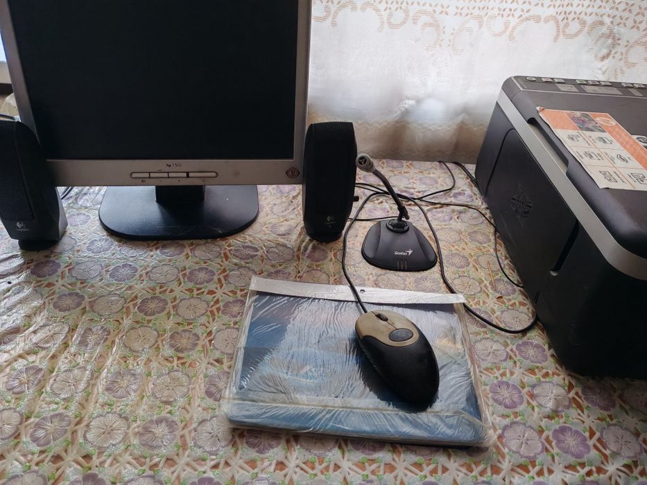Компьютер,  и все комплектующие к нему, принтер цветной