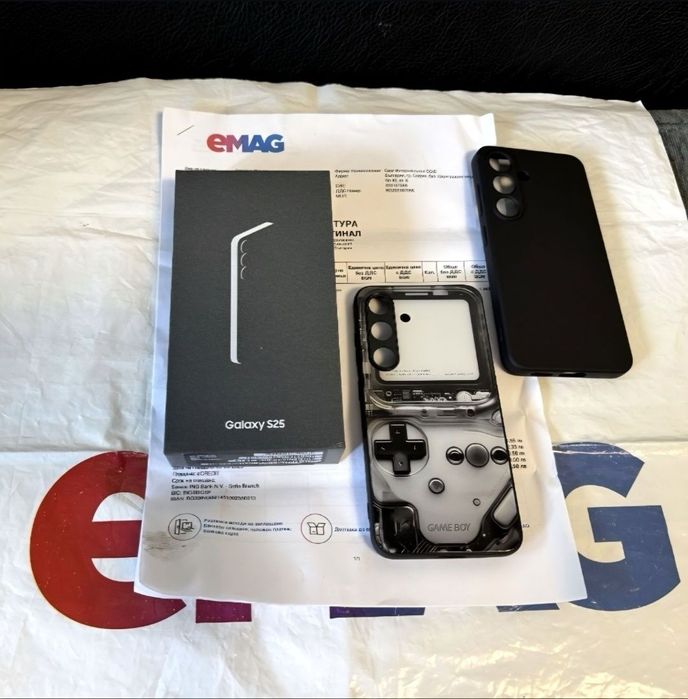 КАТО НОВ 256GB Samsung S25 EMAG Гаранция 2027г. Navy | Син