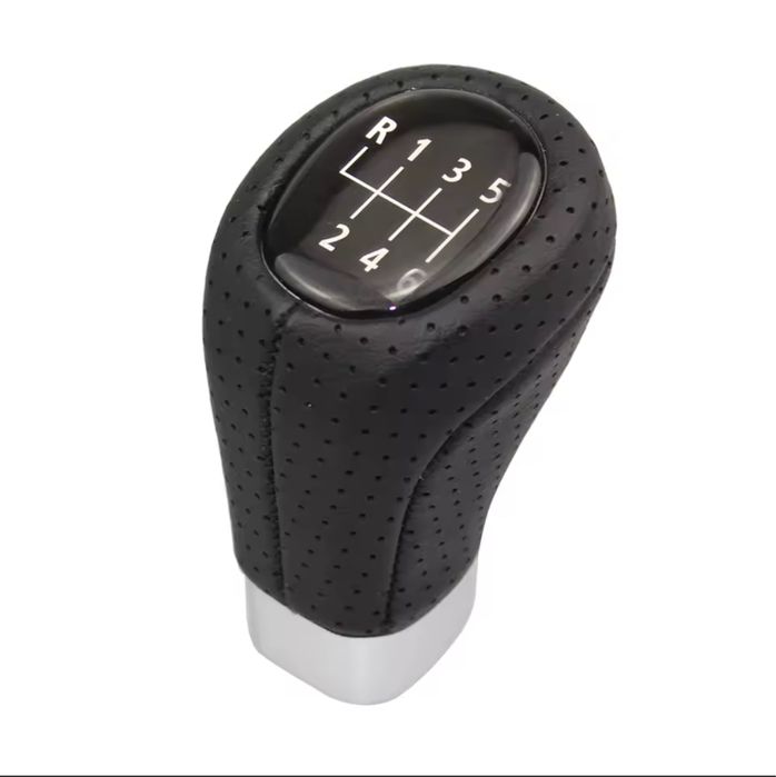 Nuca manuala Bmw Seria 1 3 5 E46 E90 E60 E61 neagra piele perforata