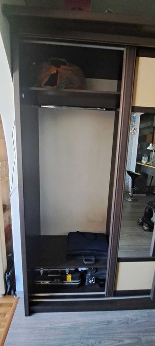 Шкаф купе платяной с зеркалами