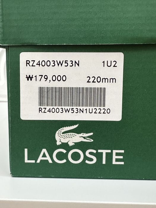 Оригинал кросовки LACOSTE