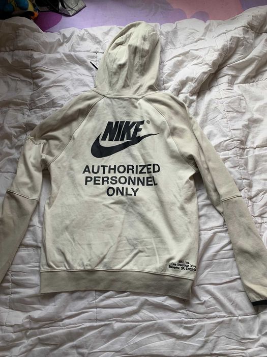 Nike tech fleece authorized personnel only