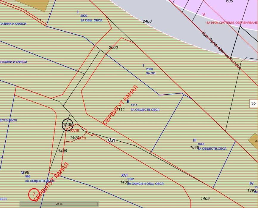 продавам парцел в жк Дружба-2