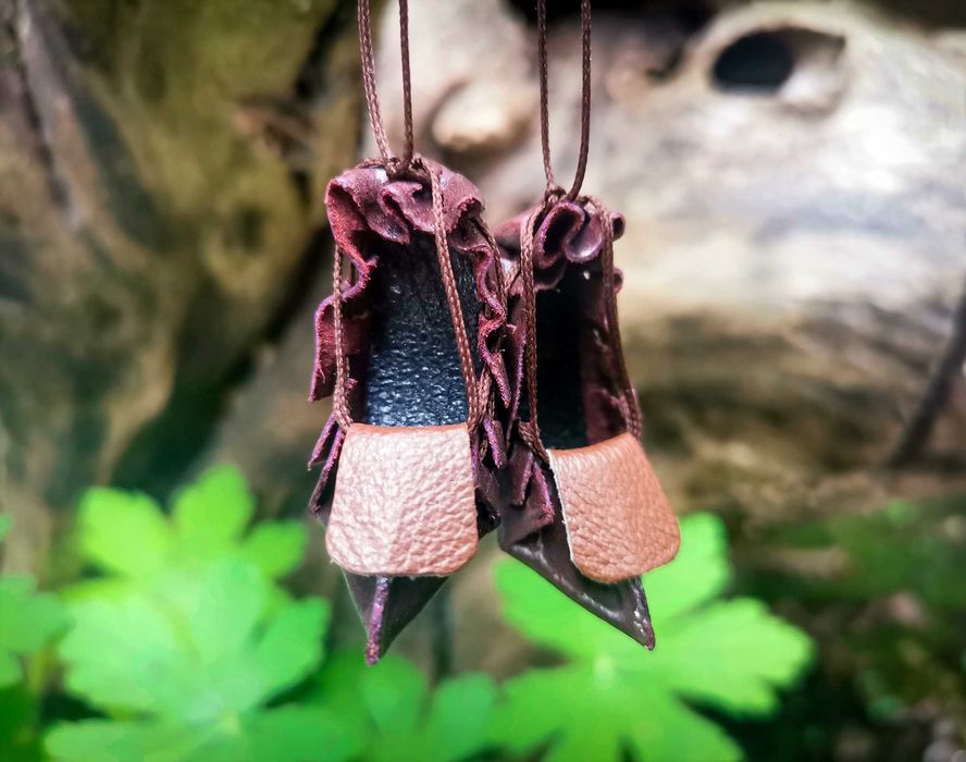 Сувенирни цървулчета от естествена кожа