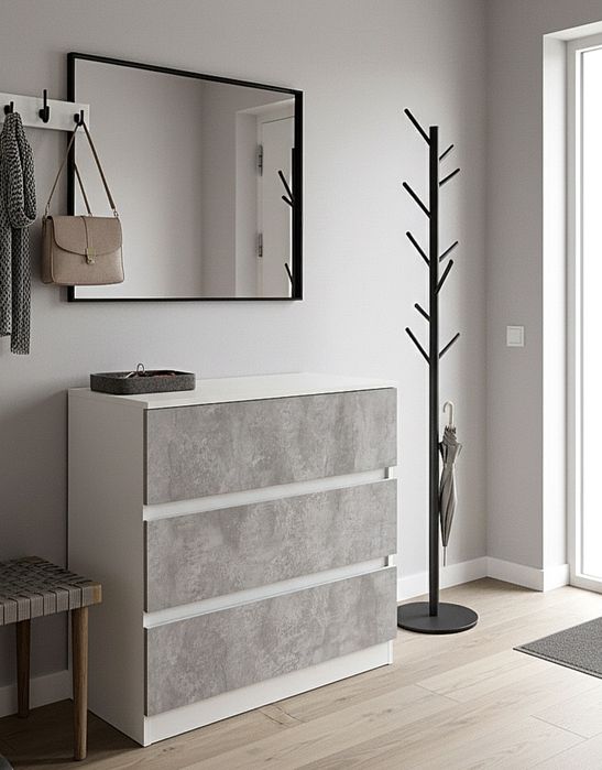 Тумба с тремя ящиками