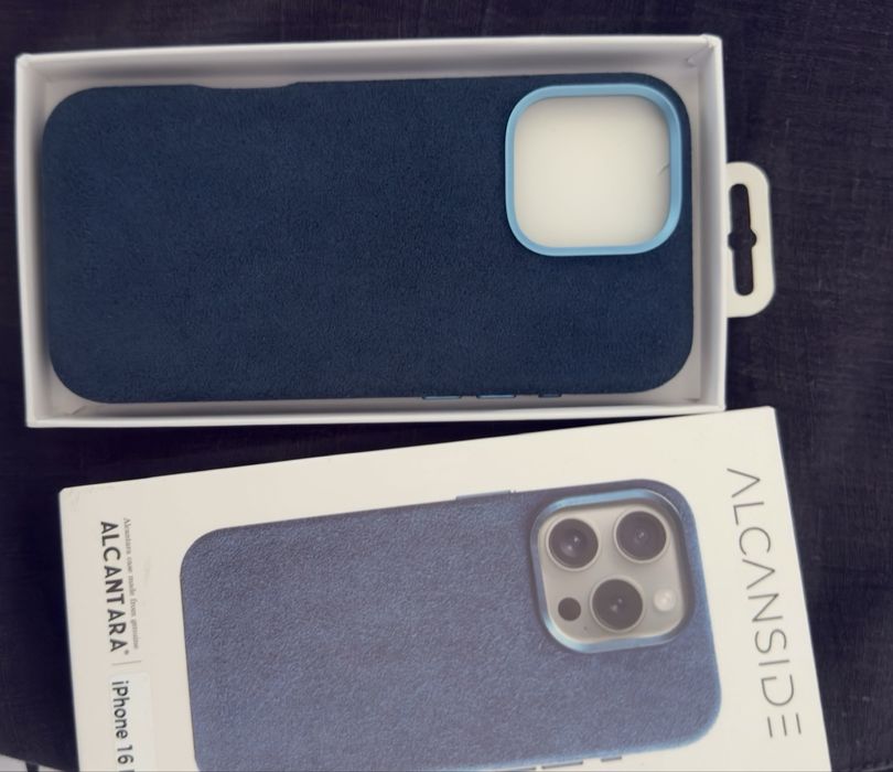 Калъф от алкантара за iPhone 16 Pro Max