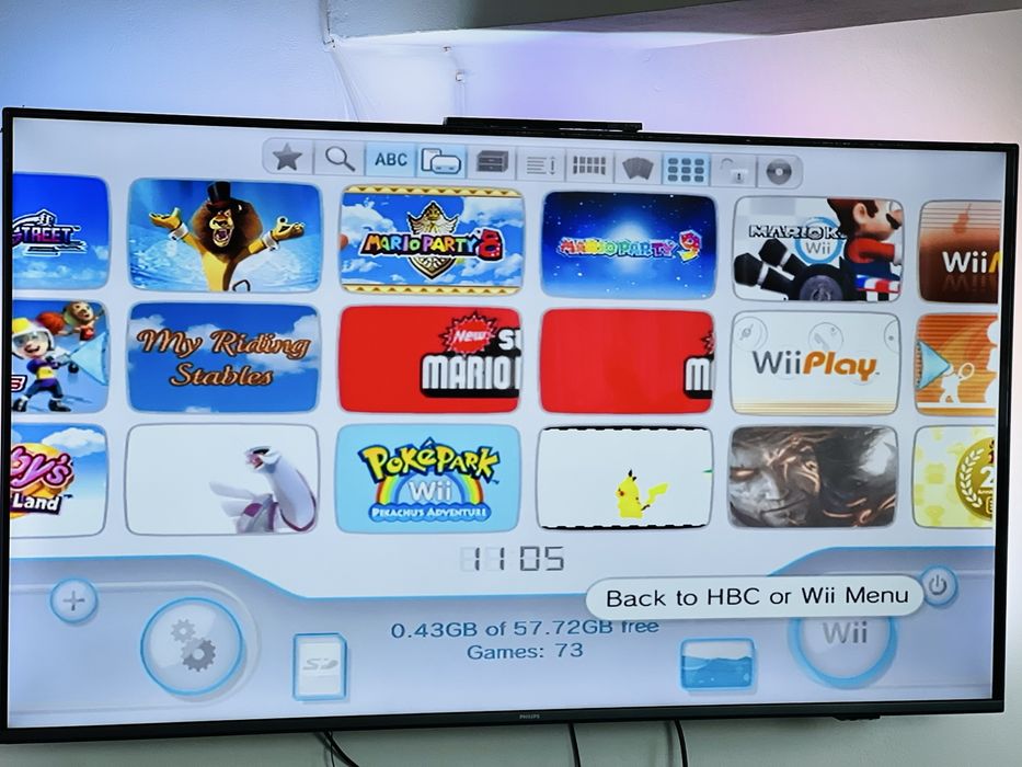 Consola jocuri Nintendo Wii Rosie Modata 73 Jocuri Mario Sonic