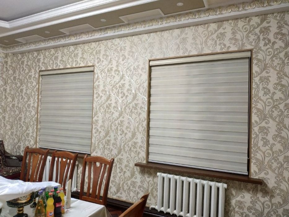 Жалюзи зебра жалюзи день ночь жалюзи ролло жалюзи комбо всех видов.