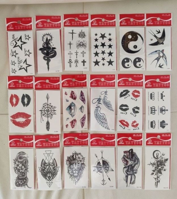 Tatuaje temporare aplicare rapida cu apa