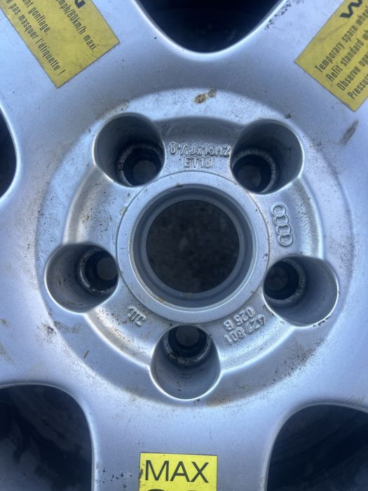 Резервна гума за Ауди 5х112  парерица 16”