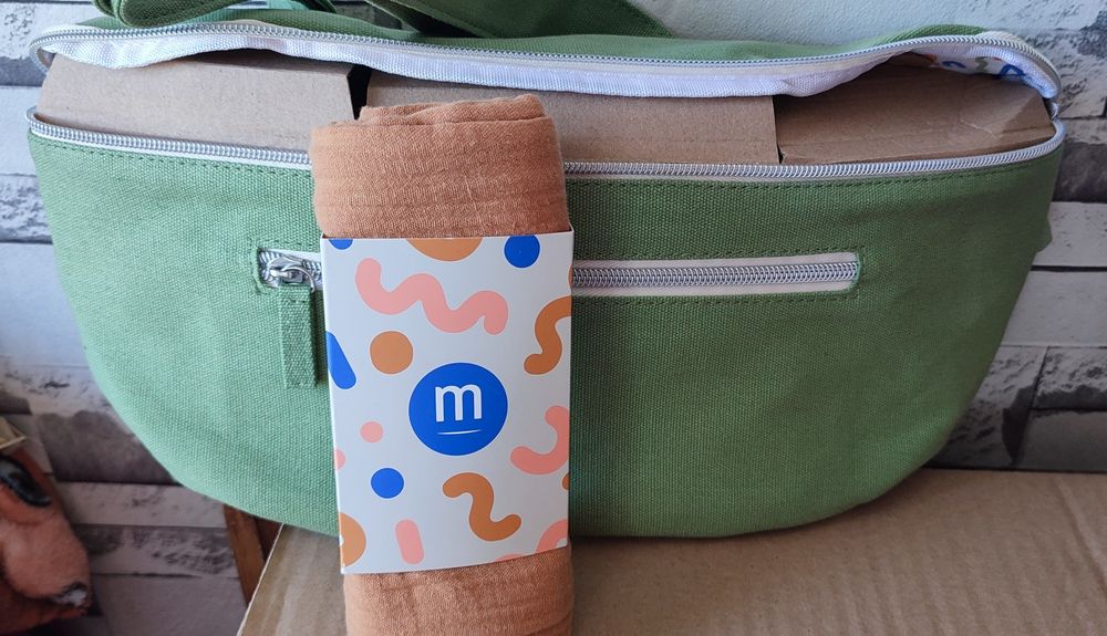 Чантичка с муселинова кърпа Mustela
