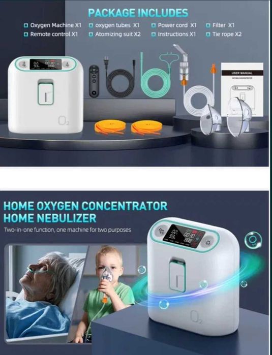 Concentrator oxigen Ziqing – 1–8 L/min, 93% pentru incubatoar animale