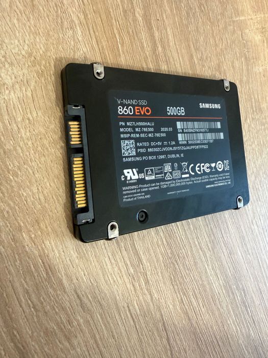 SSD Samsung 860 EVO 500GB SATA III 2.5
