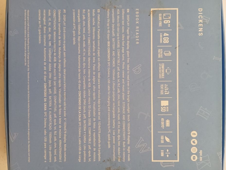 Ebook reader spc