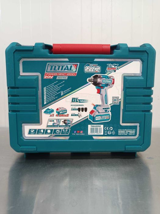 Акумулаторен гайковерт TOTAL INDUSTRIAL, 1/2, 500 Nm