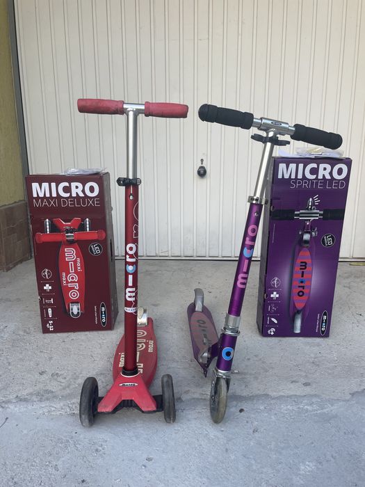 Тротинетки Micro LED (светещи колела)