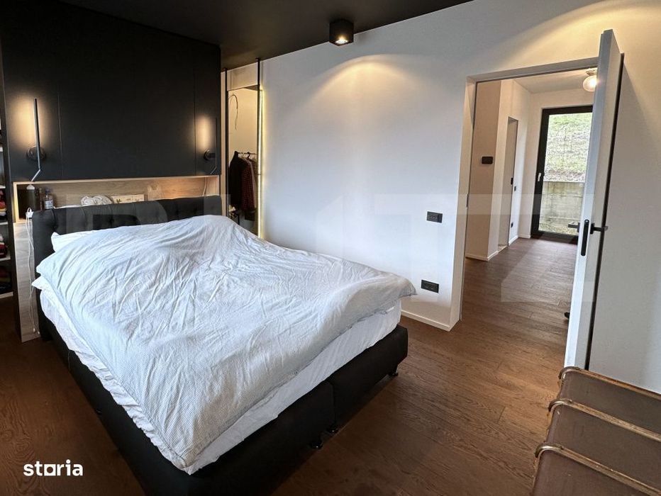 Casa moderna stil industrial, 120 mp utili, zona intrare Baciu - Cluj