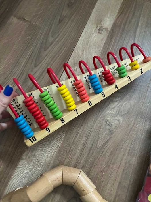 6 броя  образователни дървени играчки