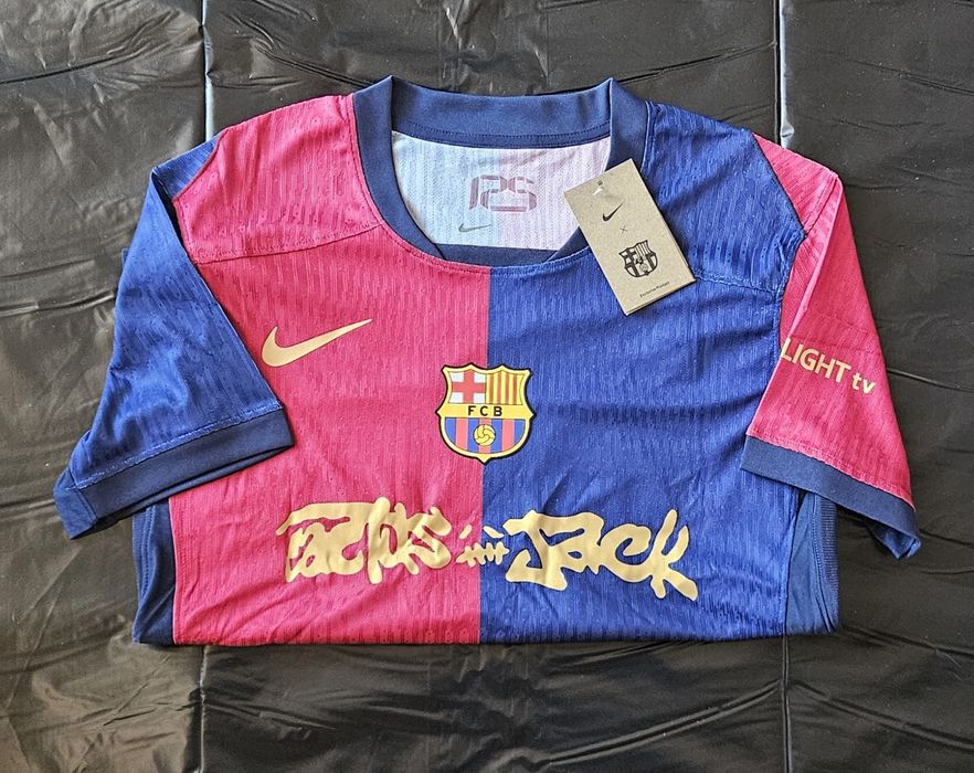 Tricou Fotbal Lamine Yamal Barcelona x Travis Scott 24/25 Player Versi
