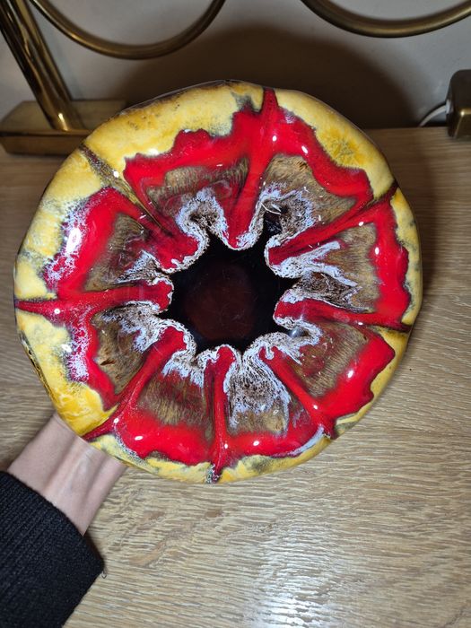 Scrumiera mare ceramica Vallauris anii 1950