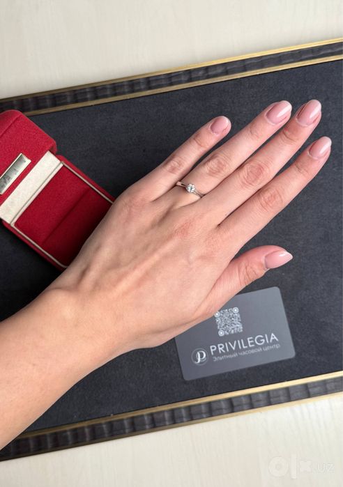 NEW Кольцо с бриллиантом 0,36 ct.