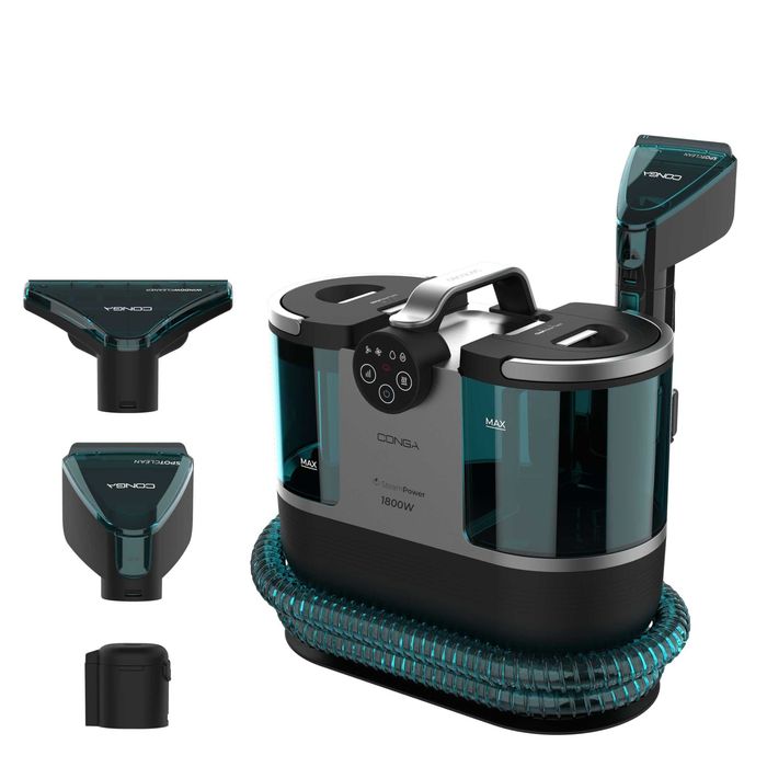 2 в 1 перяща прахосмукачка с пара и приставка за миене на прозорци Cecotec Conga 7000 Carpet&Spot Clean Steam