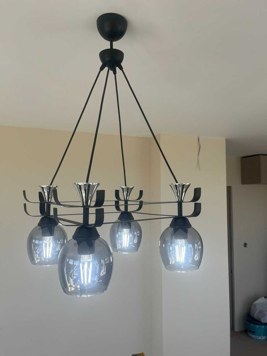 Полилей обърнати чаши, 3ка и 4ка, огледални, осветителни тела,ПРОМОЦИЯ