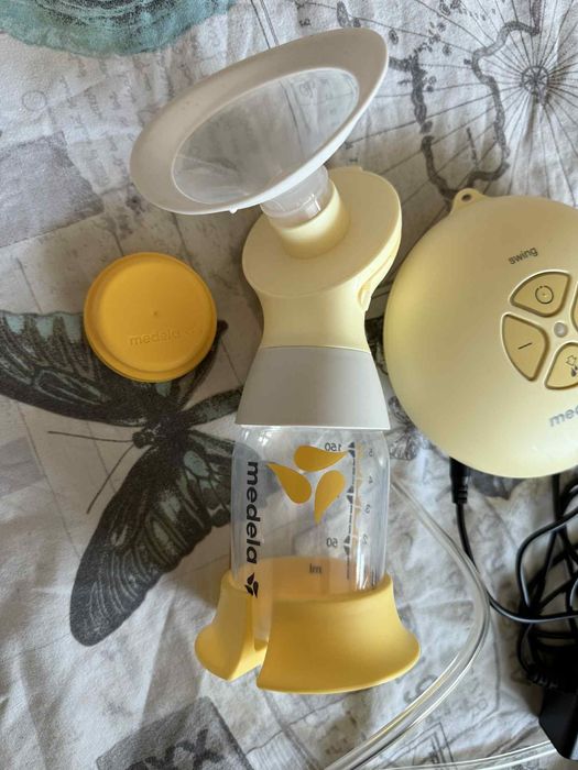 Единична двуфазна помпа за кърма Medela Swing като нова