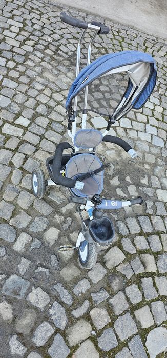 Tricicletă multifuncțională MamaLove Rider – Albastru, în stare foarte