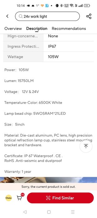 Proiector Led OSRAM Off Road. ATV,UTV,SSV, BUGGY.