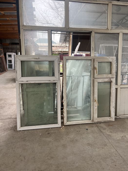 Б/У пластиковые окна,акфа терезелер;