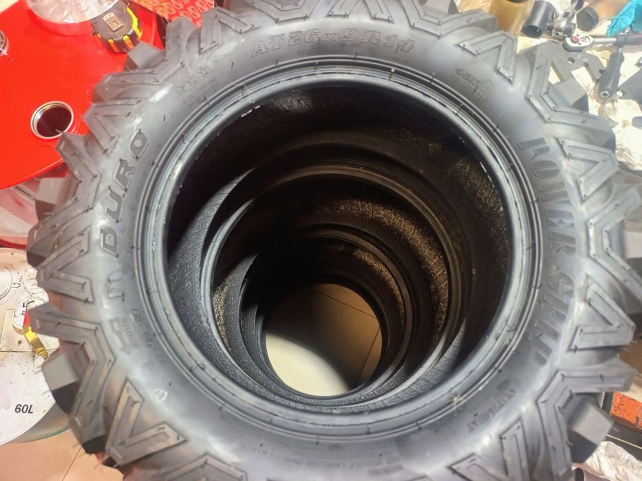Гуми Duro Power Grip спорт пакет 26x9 R14 и 26х12 R14 чисто нови ДОТ 2025