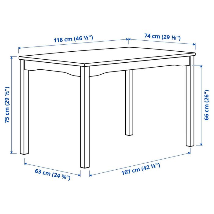 маса с 4 стола HAGERNAS Ikea
