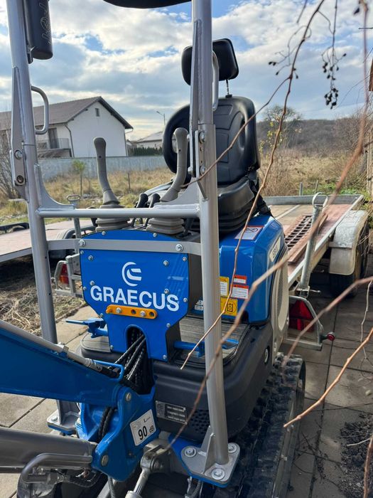 Miniexcavator 1.2 tone, 2025, Motor KUBOTA Diesel, în garanție.