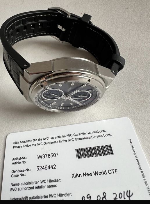 45 mm Iwc Schaffhausen Ingenieur Chronograph Racer Automatic
