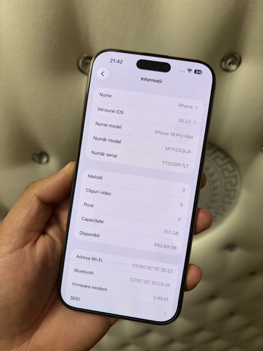 Iphone 16 pro max 512 GB