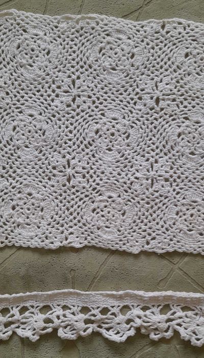 Ръчно плетени дантели за носии,чаршафи,декорация