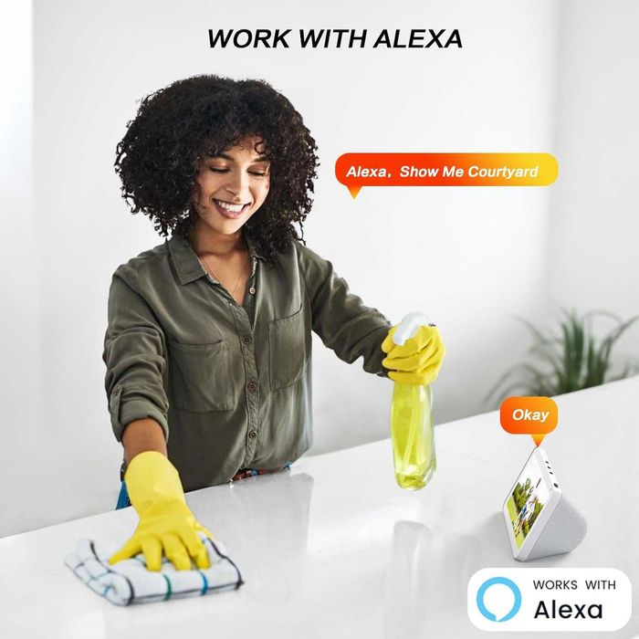 Topcony PTZ 2K 360° охранителна камера на открито