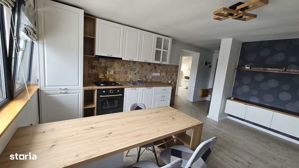 Apartament cochet la mansarda, complet mobilat & utilat, dressing + pa