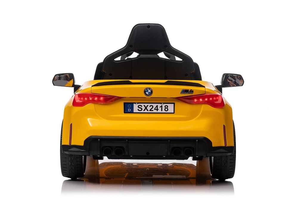 Masinuta electrica pentru copii, Bmw M4 90W 12V 7Ah PREMIUM Yellow
