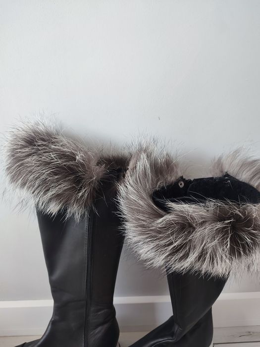 Дамски ботуши естествена кожа размер 37