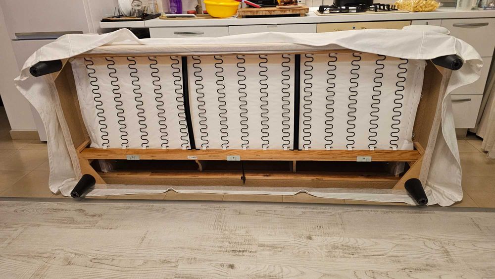 Canapea, Ektorp, living, ikea, alba, 3 locuri, Bucuresti