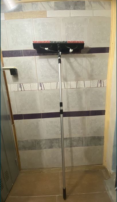 Perie + prelungitor 4m spalat panouri fotovoltaice solare geamuri