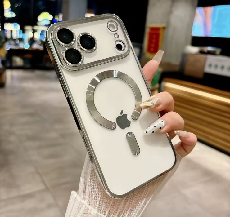 IPHONE 17 17 AIR 17 PRO 17 PRO MAX Husa Magsafe Lucioasa Protectie Cam